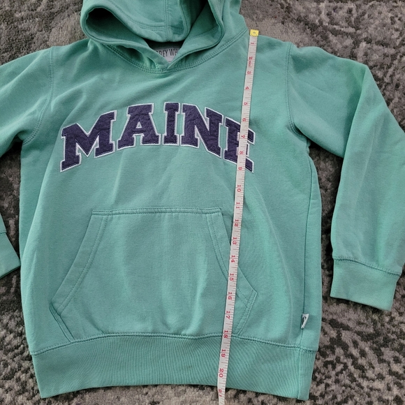 MAINE Logo Hoodies Kids Size Small - Picture 4 of 8